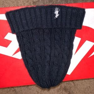 Navy blue polo Beanie